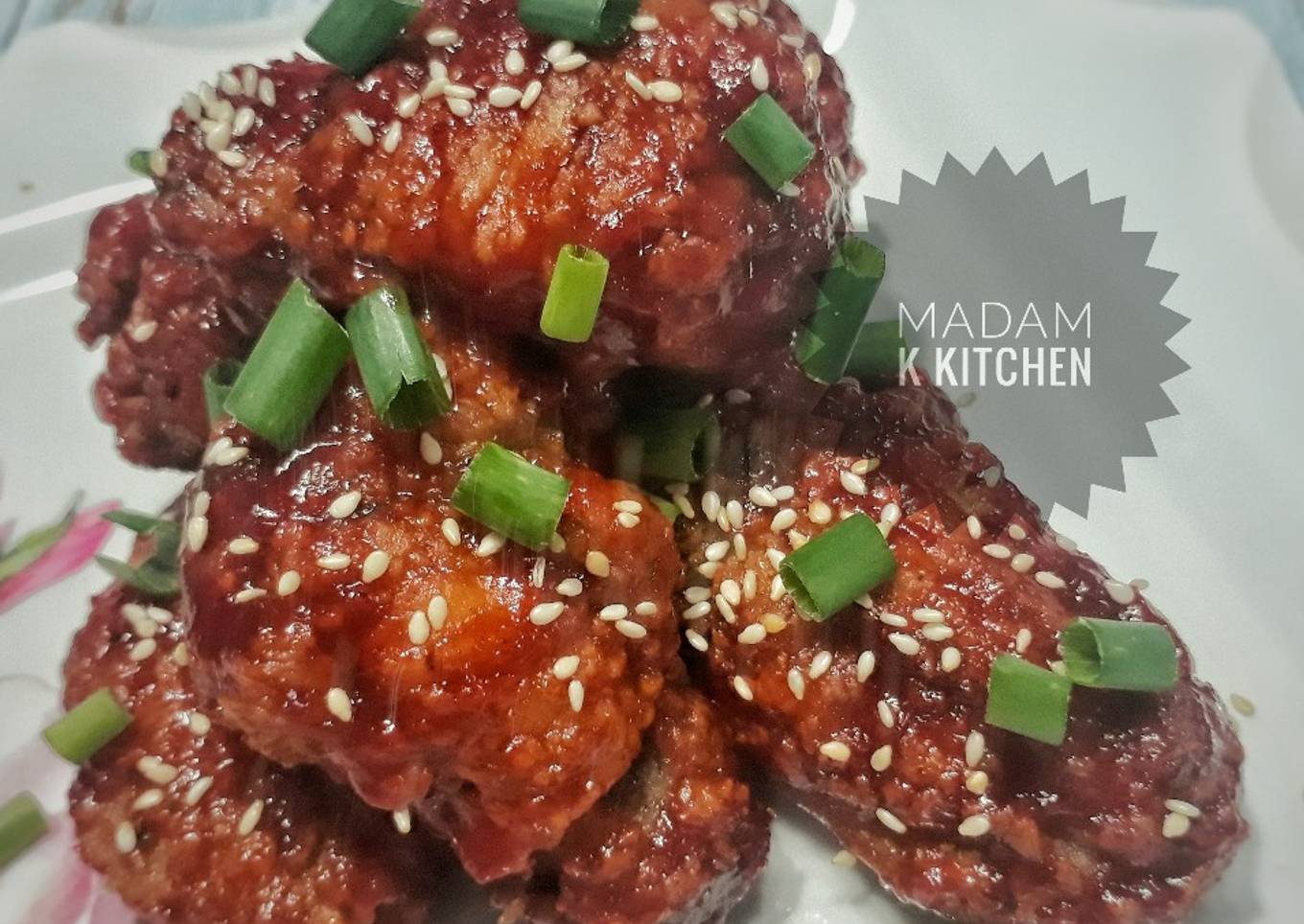 Ayam goreng pedas korea