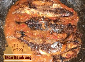 Foto resep 54. Pecel ikan kembung asap