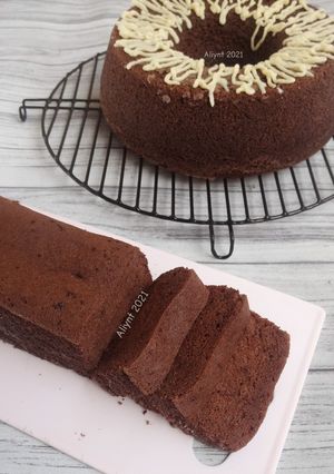 Foto resep Chocolate Sponge Cake Kukus (base cake ultah)