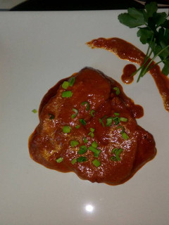 Una foto de Bacalao a la vizcaina