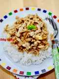 ข้าวหน้าหมูหมัก