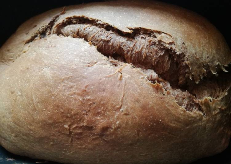 Brioche de chocolate y bebida de avena en panificadora