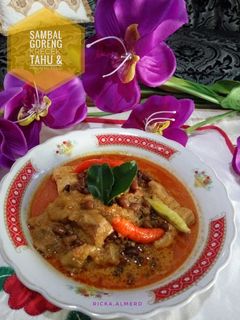 Foto resep Sambal goreng krecek & kacang tolo