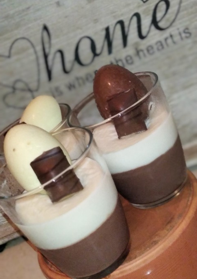 Una foto de Copa de chocolate en vaso