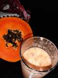 Licuado de papaya y avena