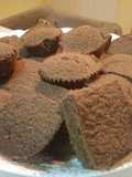 Brownie de chocolate con avena
