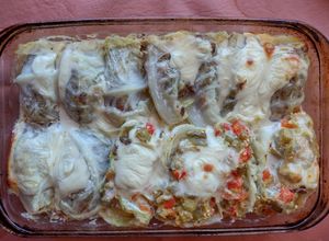 Una foto de Repollo relleno de carne y vegetales (dos variantes)