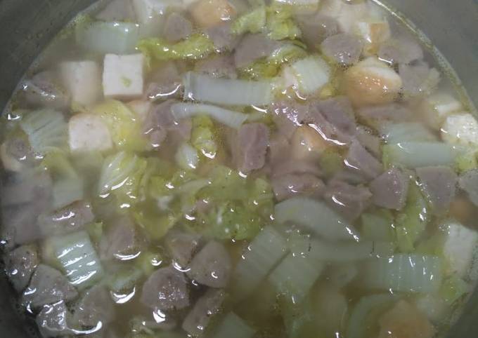 Resep Sayur Sawi Putih Tahu Baso Oleh Mbumbun Cookpad