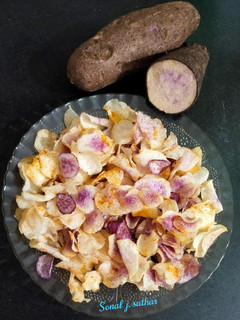 રતાળુ (કંદ) ચિપ્સ (Purple Yam Chips Recipe in Gujarati) રેસીપી મુખ્ય ફોટો