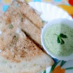 A picture of Saamak rice and sabudana dosa.