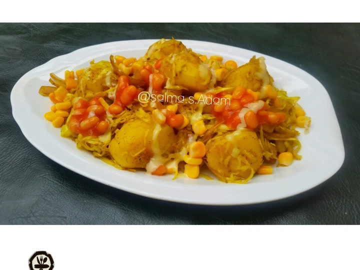 Simple Way Prepare Recipe Fried cabbage salad that is Really Delicious, Really Delicious}