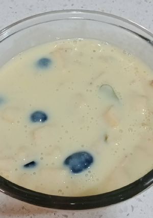 फ्रूट कस्टर्ड (Fruit custard recipe in hindi) रेसिपी मुख्य फोटो