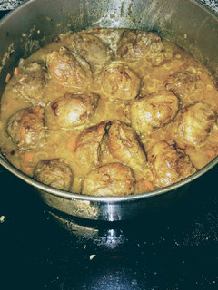 Una foto de Carrilleras con salsa de vainilla