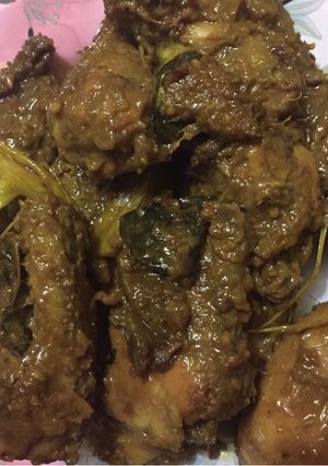 Foto resep Rendang Ayam tanpa cabe
