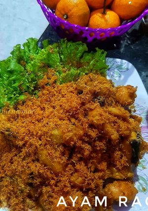 Foto resep Ayam Goreng Ragi (Serundeng Kelapa)
