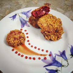 A picture of Beetroot Aloo Cutlet.