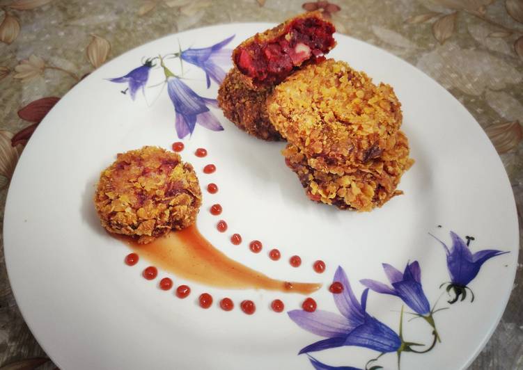 Recipe of Homemade Beetroot Aloo Cutlet