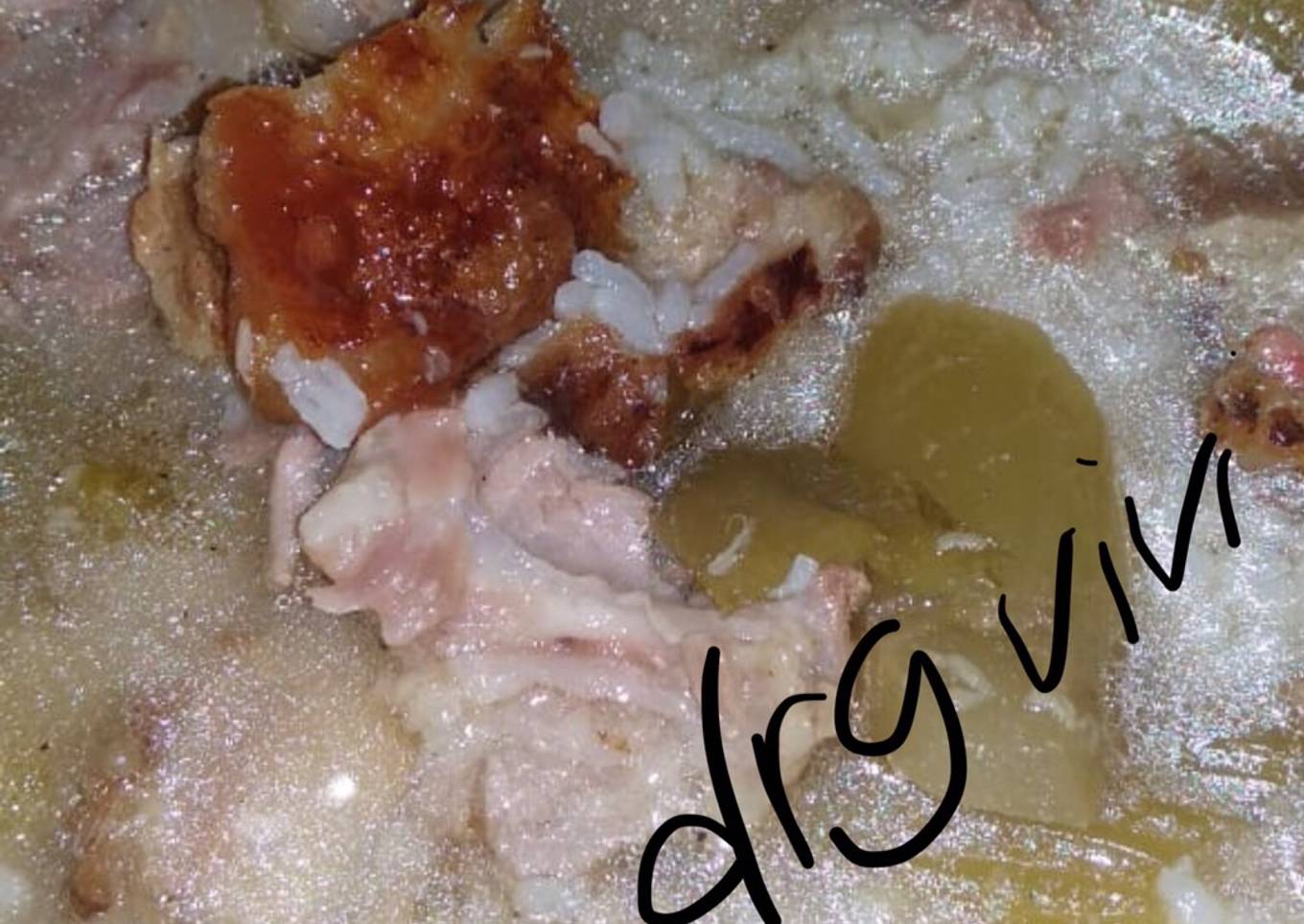 Bakut babi sayur asin + babi panggang presto