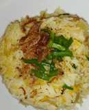 Nasi Goreng Ikan Bilis Pedas Letak Jemput-Jemput Jagung