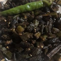 A picture of Fried Bindi.