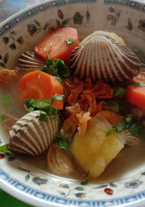 Foto resep Sup Kerang Dara