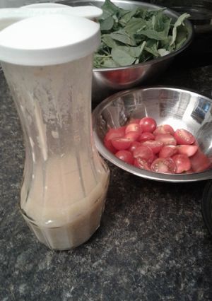 A picture of Homemade Mustard Vinaigrette.