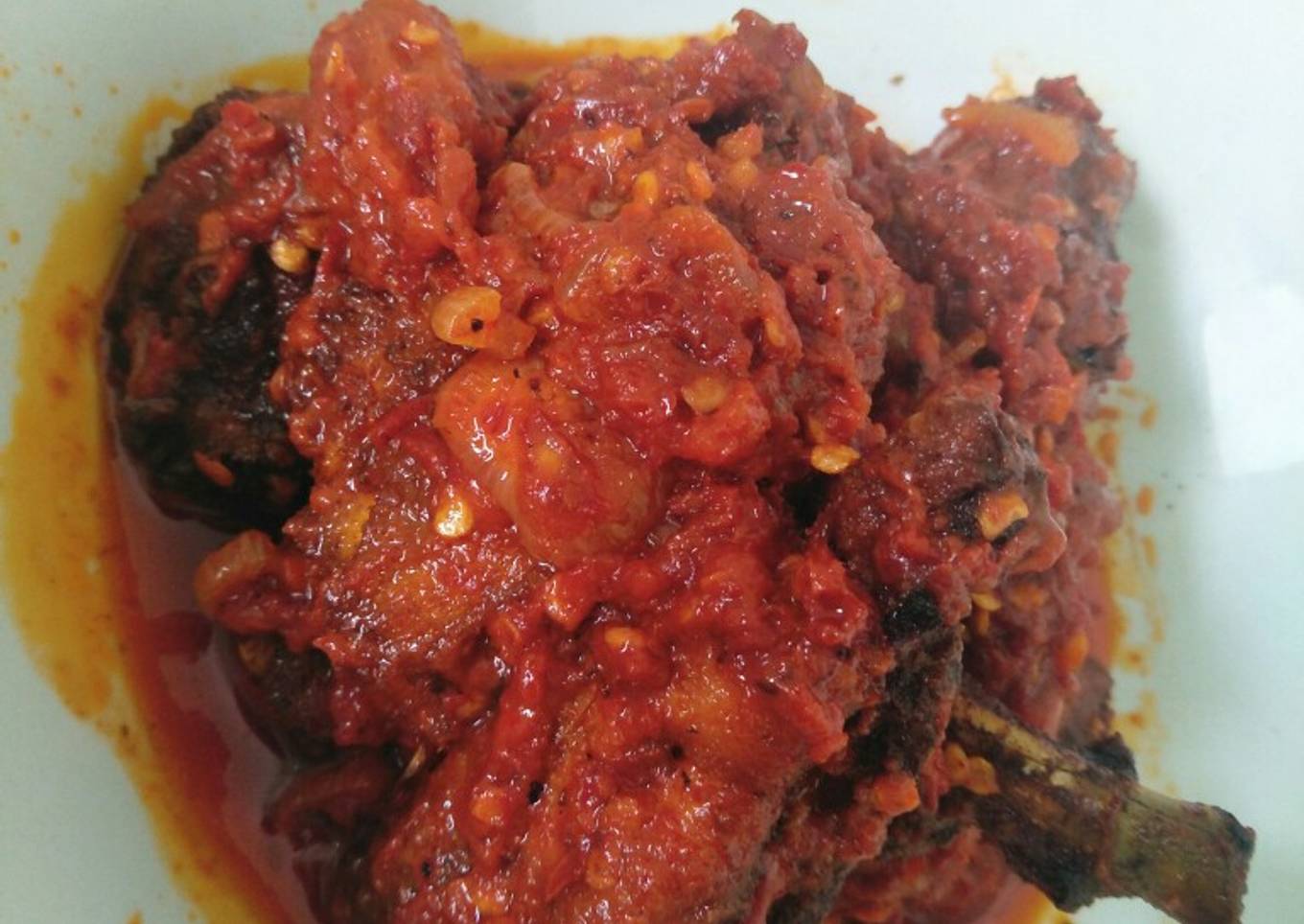 Ayam Balado ala Uni Ria
