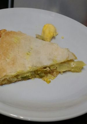 Una foto de Relleno para tarta de zapallito y atún