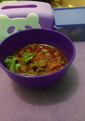 Foto resep Semur pedas daging sapi