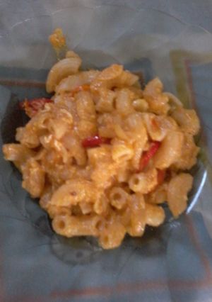 Foto resep Tumis macaroni orek telor