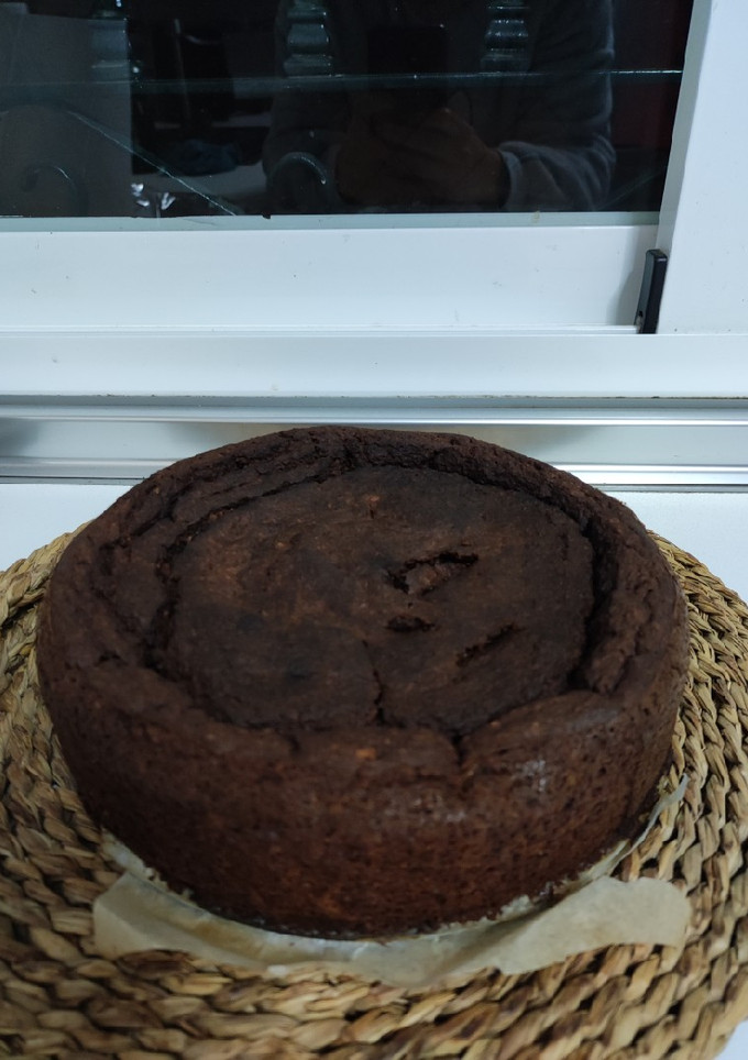 Una foto de Brownie de pera