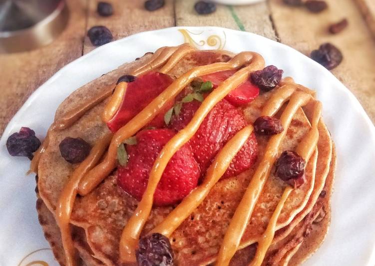 Recipe of Perfect Multi grain and Peanut Butter Pancake