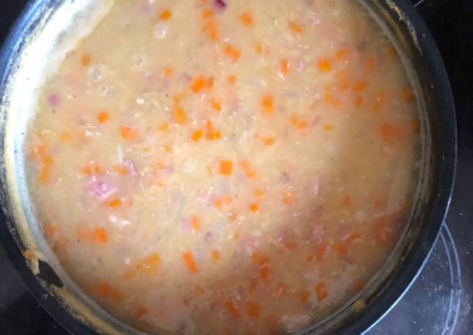 Red Lentil with Ham Soup