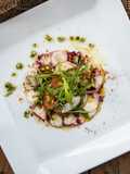 Octopus Salad with pepper dressing