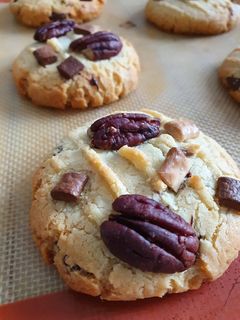 Une photo de Cookies pecan chocolat