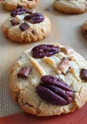 Une photo de Cookies pecan chocolat