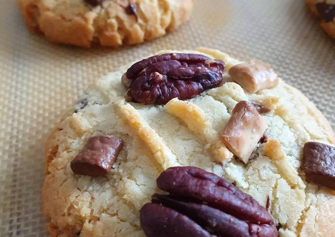 Recette Délicieuse Cookies pecan chocolat