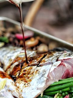 Hình của món CÁ CHẼM HẤP XÌ DẦU | BY ERIC'S HOME.
