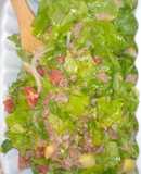 Ensalada fresca atún y nueces