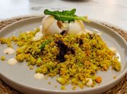 Una foto de yogurt de aceite aove