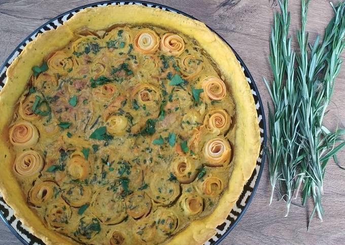 🥕Tarte aux 3 carottes parfumée au Curcuma🥕