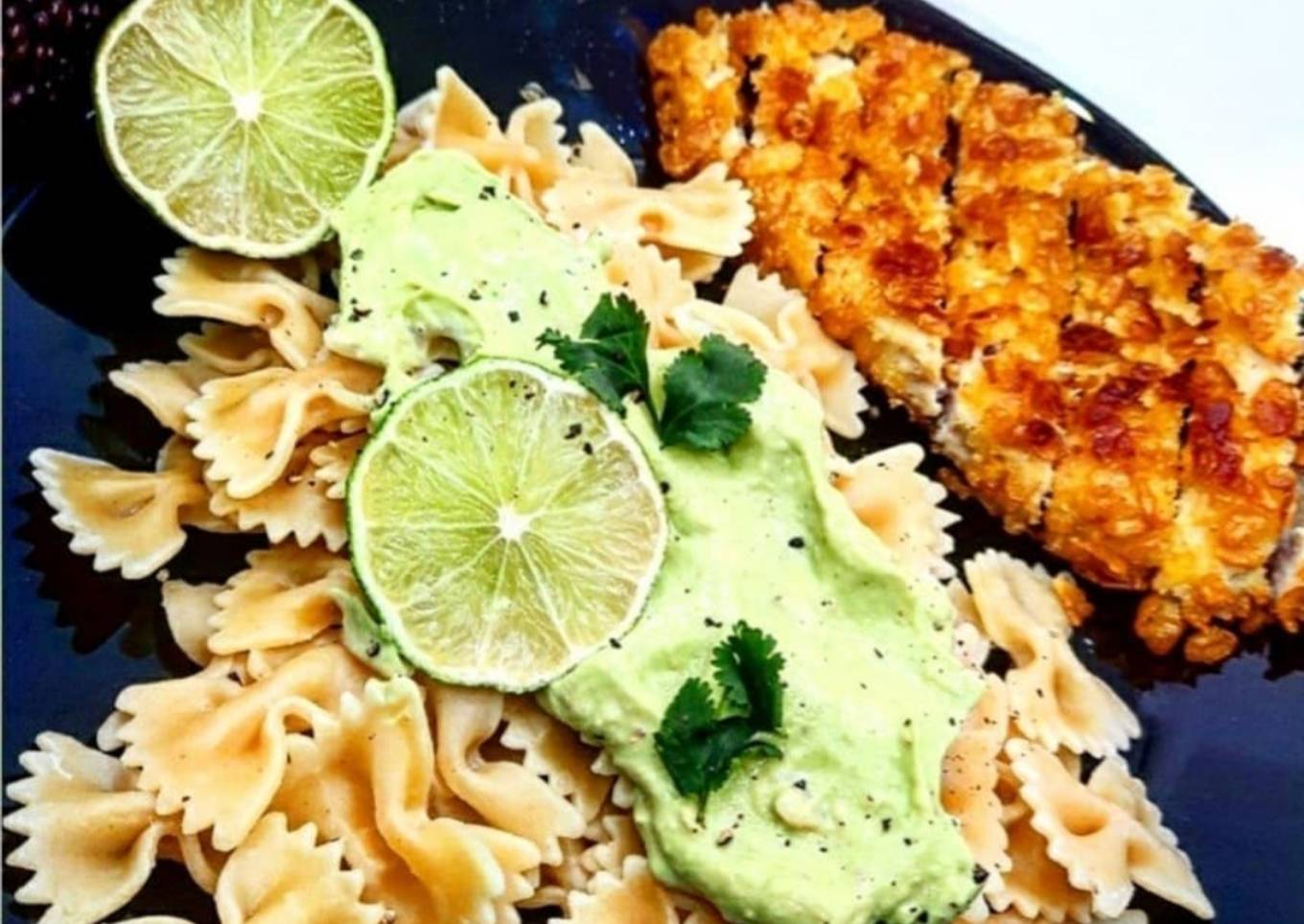 🥑Pâtes complète à la crème d'avocat🤩🥑