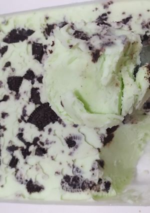 Foto resep Ice cream enak dan lembut 🍨 Rasa melon 🍈 tanpa mixer