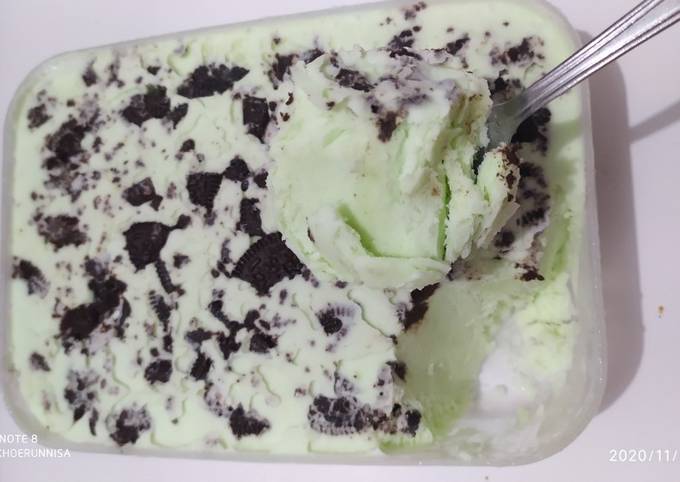 Resep Ice cream enak dan lembut 🍨 Rasa melon 🍈 tanpa mixer Resep Ice cream enak dan lembut 🍨 Rasa melon 🍈 tanpa mixer