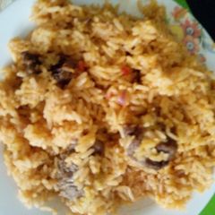 A picture of Delicious Jollof Rice.
