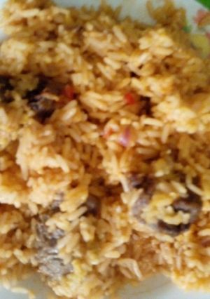 A picture of Delicious Jollof Rice.