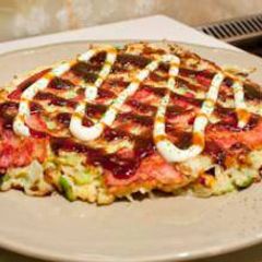 A picture of Okonomiyaki.