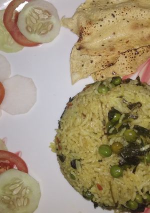 मेथी-मटार पूलाव रेसिपी चे मुख्य फोटो 