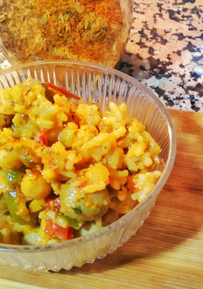 Una foto de Arroz estilo Tandoori
