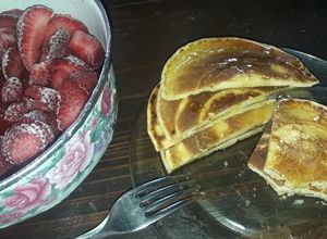 Una foto de Pancakes domingueros súper dulces!!!